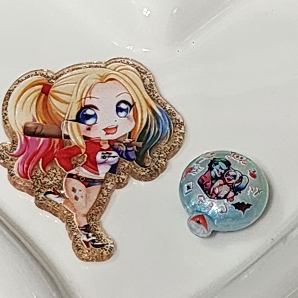 Girl Flatback Focal Bead Joke Beaded Pen Acrylic Badge Flats  Har